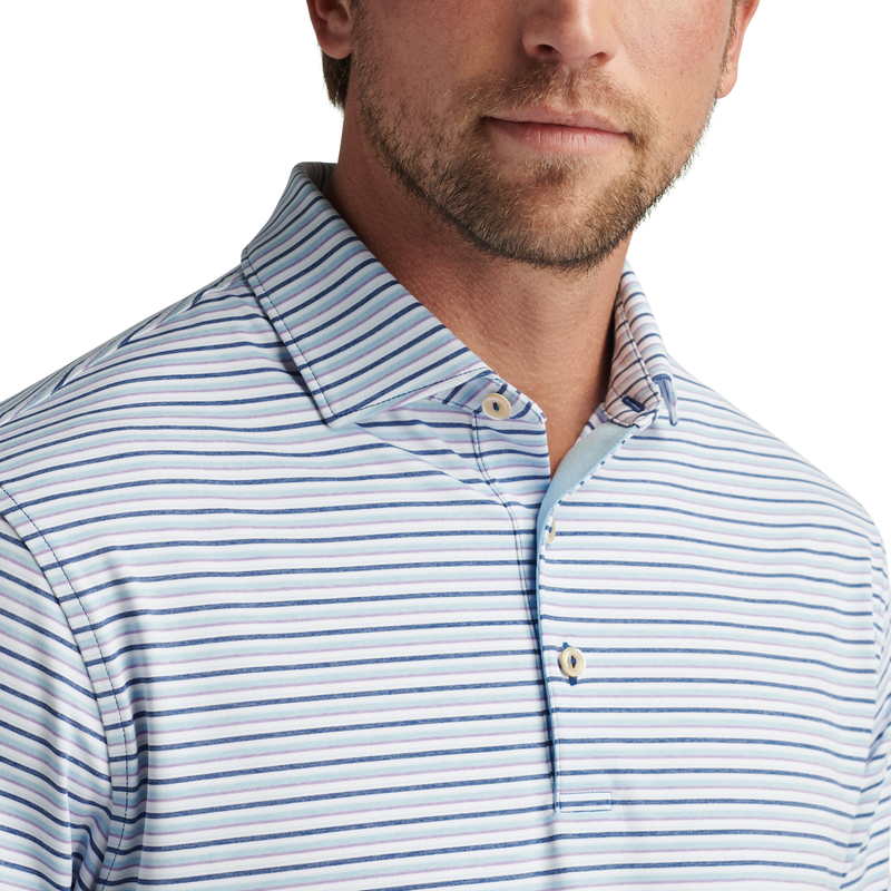 Peter Millar Men's Avent Performance Jersey Polo Shirt - Sport Navy
