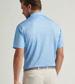 Peter Millar Men's Macaw Performance Jersey Polo Shirt - Cottage Blue