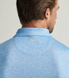 Peter Millar Men's Macaw Performance Jersey Polo Shirt - Cottage Blue