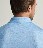 Peter Millar Men's Macaw Performance Jersey Polo Shirt - Cottage Blue