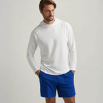 Peter Millar Men's Aurora Performance T-Shirt Hoodie T-Shirt - White