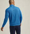 Peter Millar Men's Perth Birdseye Performance 1/4 Zip Pullover Sweater - Sport Navy