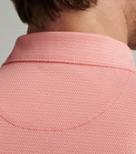 Peter Millar Men's Featherweight Geo Links Polo Shirt - Azalea