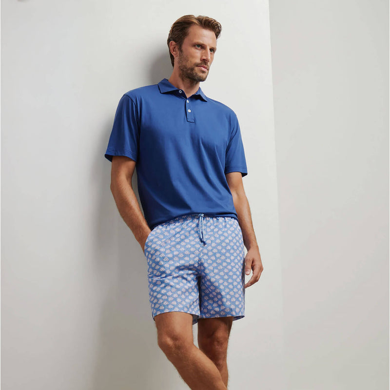 Peter Millar Men's 7-Inch Seaway Swim Trunks - Marina Blue