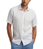 Peter Millar Men's Soiree Linen Sport Shirt - Multi