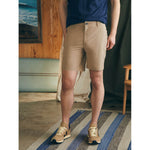 Faherty 7-Inch Belt Loop All Day Shorts - Khaki