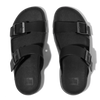 FitFlop Men's Gogh Moc Tumbled Leather Slide Sandals - All Black