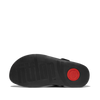 FitFlop Men's Gogh Moc Tumbled Leather Slide Sandals - All Black