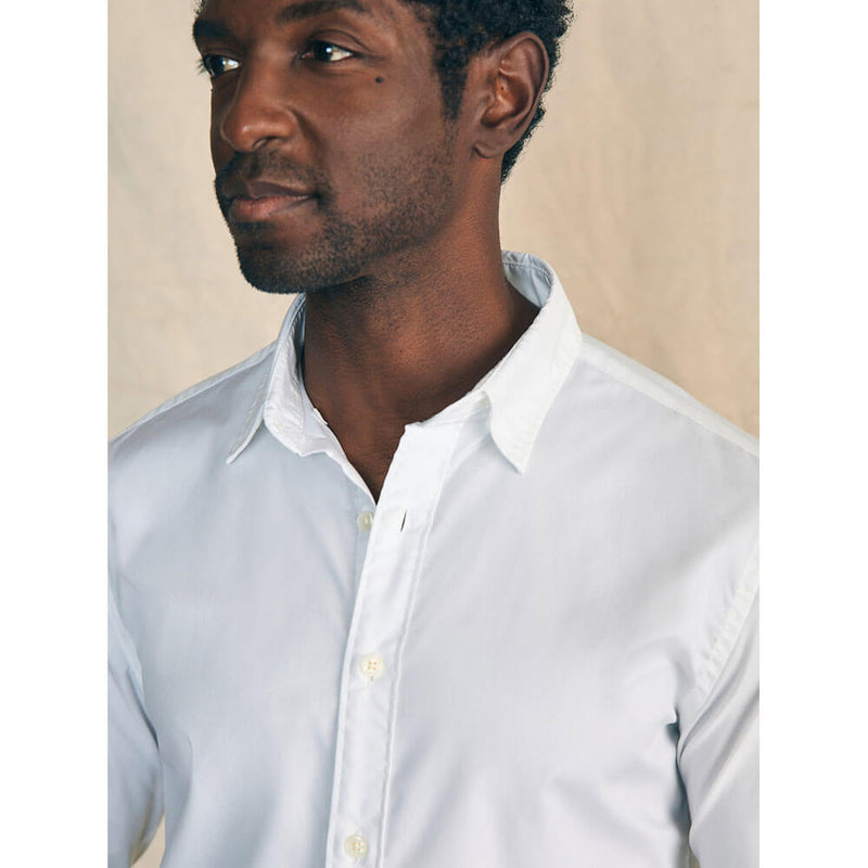 Faherty The Movement Sport Shirt - Cloud White