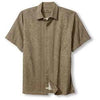 Tommy Bahama Men's Big & Tall Maui Border Silk Camp Shirt - Soft Brown