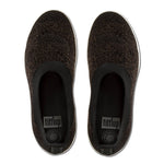 FitFlop Uberknit Ballerina Mary Jane Shoes - Black Rose Gold