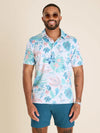 Chubbies The Brush and Shrub Performance Polo Shirt - Optic White - Pattern Base (Includes Plaids)