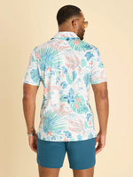 Chubbies The Brush and Shrub Performance Polo Shirt - Optic White - Pattern Base (Includes Plaids)