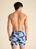 Chubbies 5.5-Inch The Fluorescent Funk Swim Trunks - Black