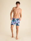 Chubbies 5.5-Inch The Fluorescent Funk Swim Trunks - Black