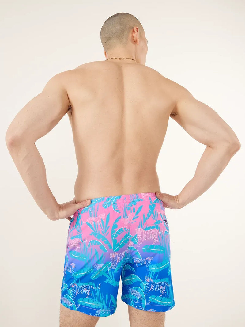 Chubbies 5.5-Inch The Hydrofoils Swim Trunks - Bright Pink