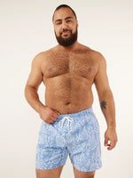 Chubbies 5.5-Inch The Thigh-napples Swim Trunks - Medium Blue