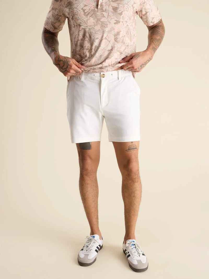 Chubbies 6-Inch The Vannas Performance Shorts - Pure White