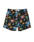 Chubbies 5.5-Inch The Black Light Nights Swim Trunks - Black - Pattern Base (Plaids)