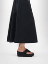 FitFlop Platform Wedge Sandals - All Black