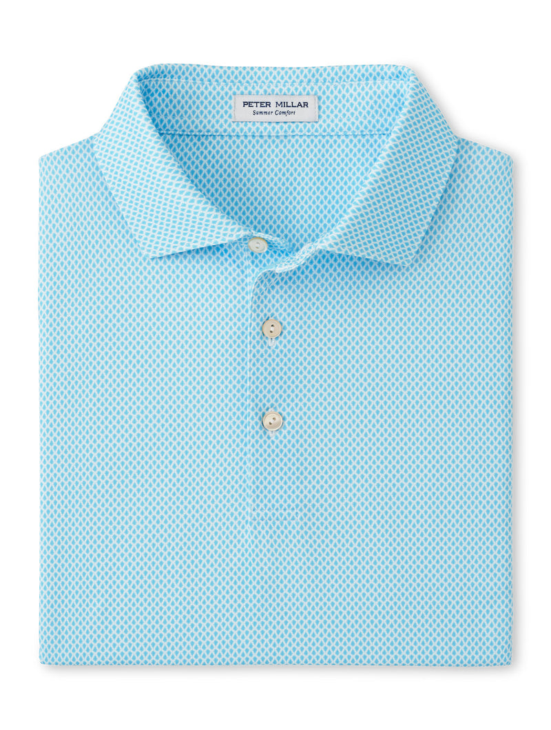 Peter Millar Men's City Of Oaks Performance Jersey Polo Shirt - White