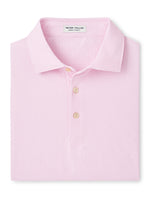 Peter Millar Men's Costa Geo Performance Mesh Polo Shirt - Pink Vale