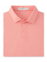 Peter Millar Men's Featherweight Geo Links Polo Shirt - Azalea