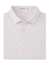 Peter Millar Men's Featherweight Honeycomb Polo Shirt - White