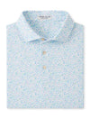 Peter Millar Men's Island Jammin Performance Jersey Polo Shirt - White