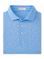 Peter Millar Men's Macaw Performance Jersey Polo Shirt - Cottage Blue