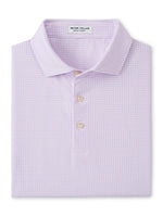 Peter Millar Men's Orbit Performance Jersey Polo Shirt - White/Blue Sea