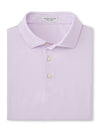 Peter Millar Men's Phoenix Performance Jersey Polo Shirt - White/Cottage Blue