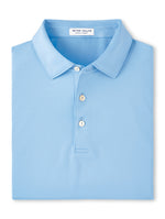 Peter Millar Men's Vega Performance Jersey Polo Shirt - Cottage Blue