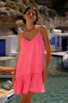 Pranella Cruz Dress Cover Up - Cerise
