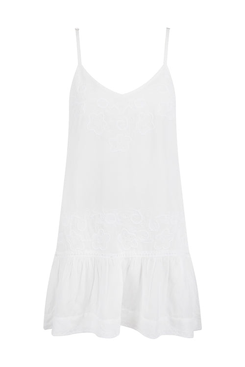 Pranella Cruz Dress Cover Up - White
