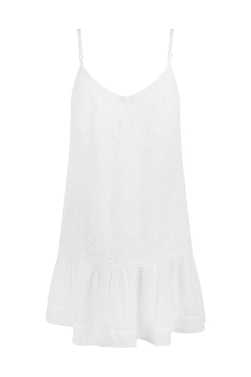 Pranella Cruz Dress Cover Up - White