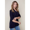 Renuar Long Sleeve Airflow Blouse - New Midnight