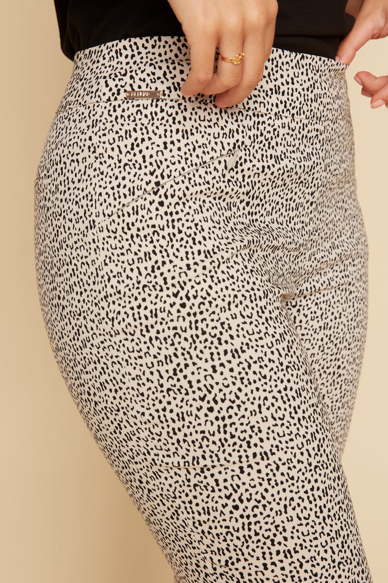 Renuar 21-Inch Pull On Capri - Oyster Combo