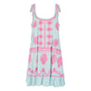 Pranella Remi Dress Cover Up - Aqua Neon Pink