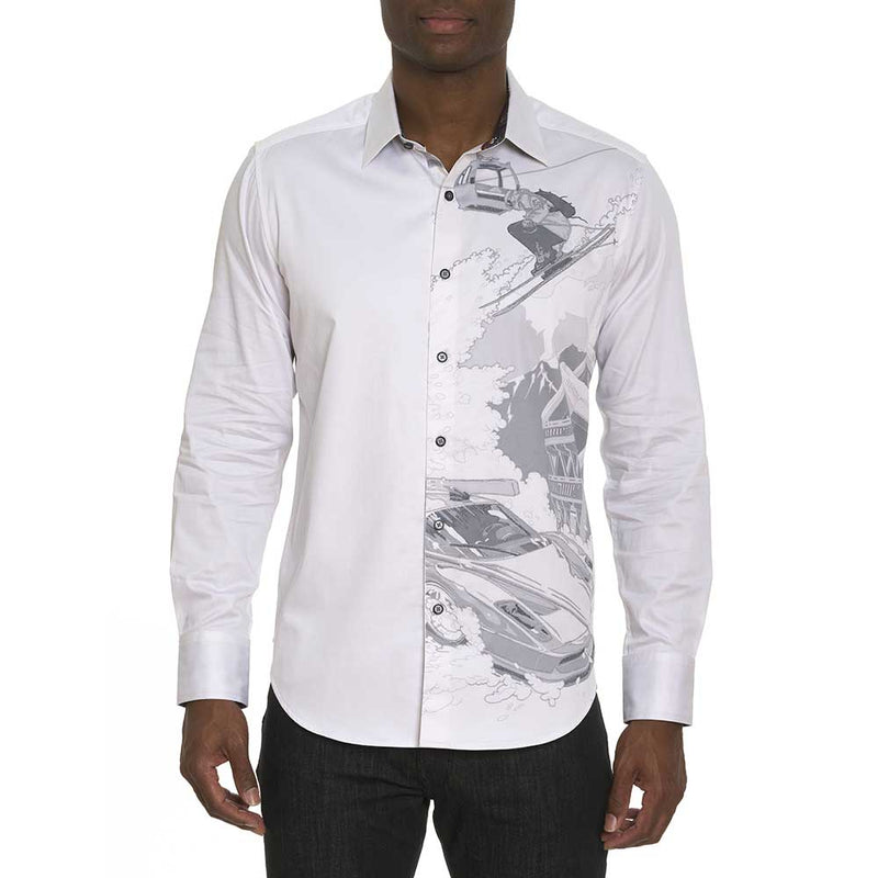 Robert Graham What A Trip Classic Fit Sport Shirt - White