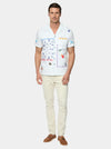 Robert Graham Fortuna Short Sleeve Classic Fit Sport Shirt - White