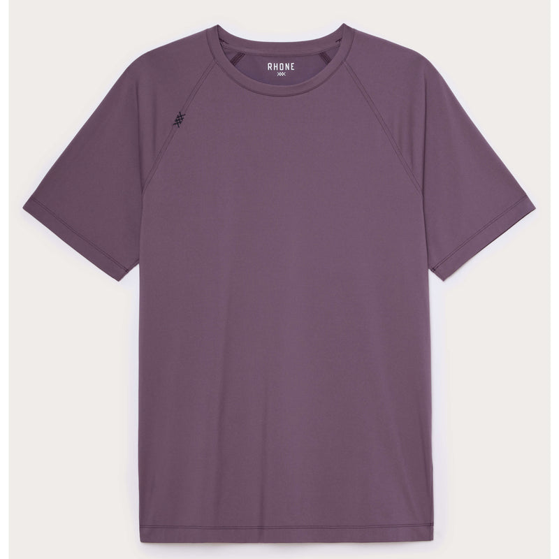Rhone Men's Reign T-Shirt - Shadow Plum/Gray Stone Heather