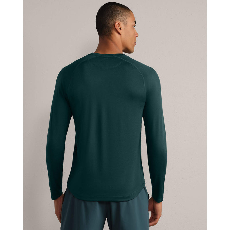 Rhone Men's Atmosphere Long Sleeve T-Shirt - Moss Green