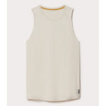 Rhone Men's Atmosphere Tank Top - Sandstone/White Heather