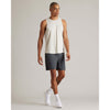 Rhone Men's Atmosphere Tank Top - Sandstone/White Heather