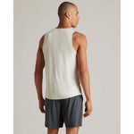 Rhone Men's Atmosphere Tank Top - Sandstone/White Heather
