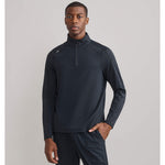 Rhone Men's Rise 1/4 Zip Pullover Sweater - Black