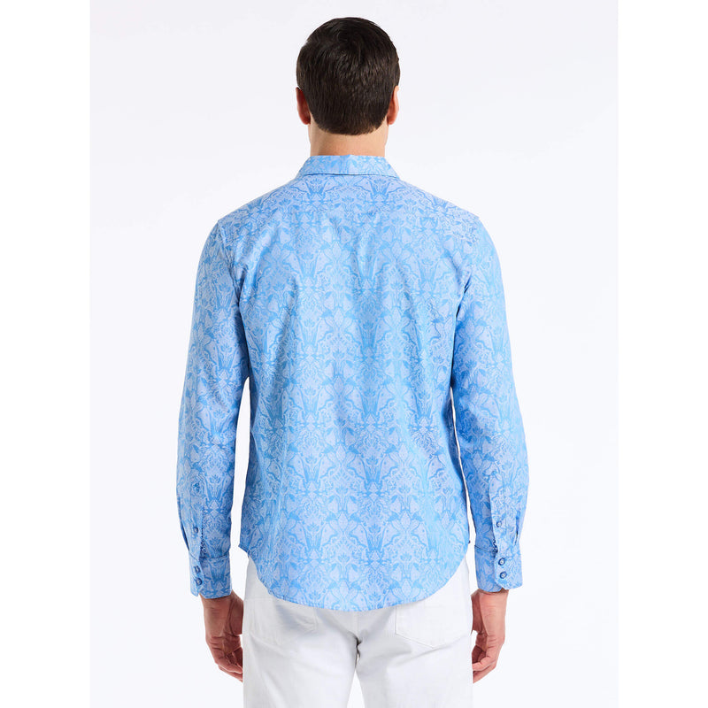 Robert Graham Highland Classic Fit Sport Shirt - Light Blue