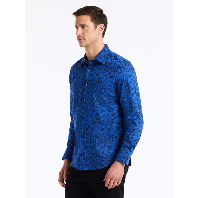 Robert Graham Highland Classic Fit Sport Shirt - Navy