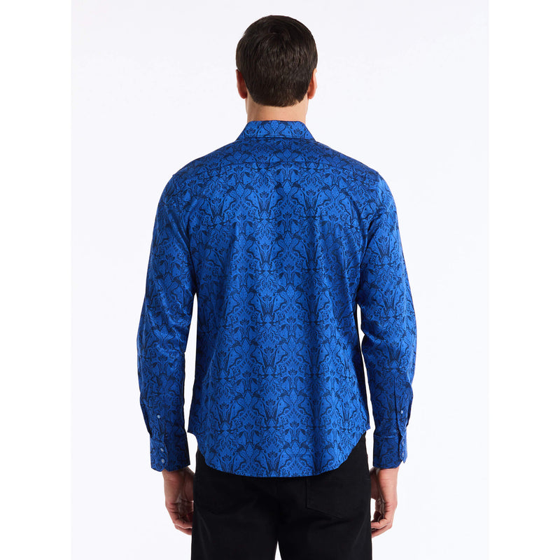 Robert Graham Highland Classic Fit Sport Shirt - Navy